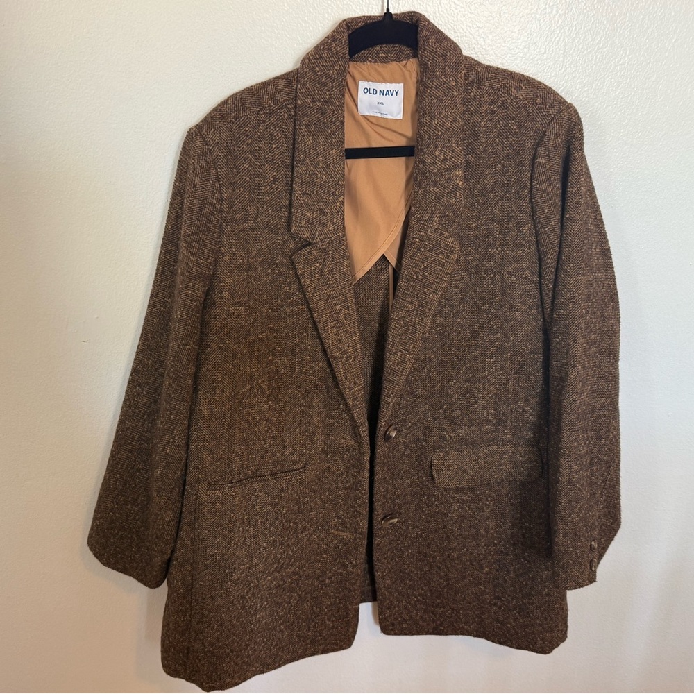 Brown Tweed Blazer